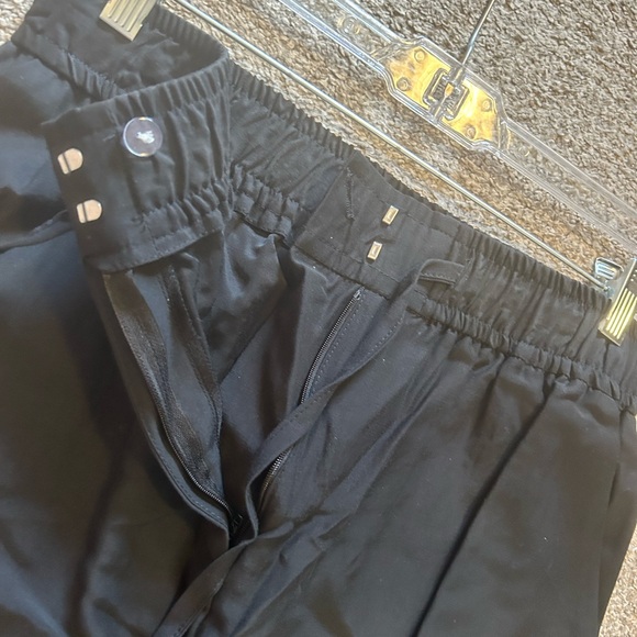 NWT Black Cotton-Blend Trousers - Picture 4 of 5